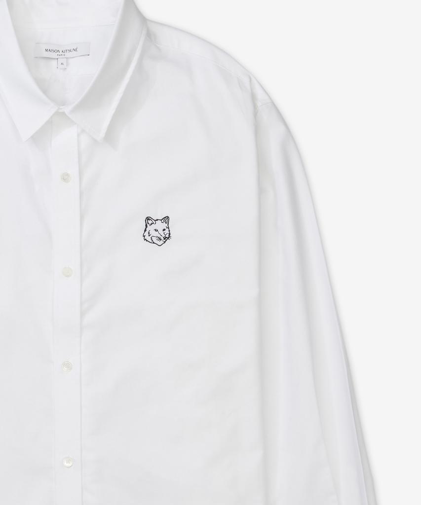 Mejongkicheune Contour Fox Head Skate Shirt - White / Mm00405Wc5012P100