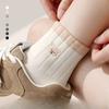 Girls Spring and Summer Pure Cotton Anti Beri Anti Odor Student Socks