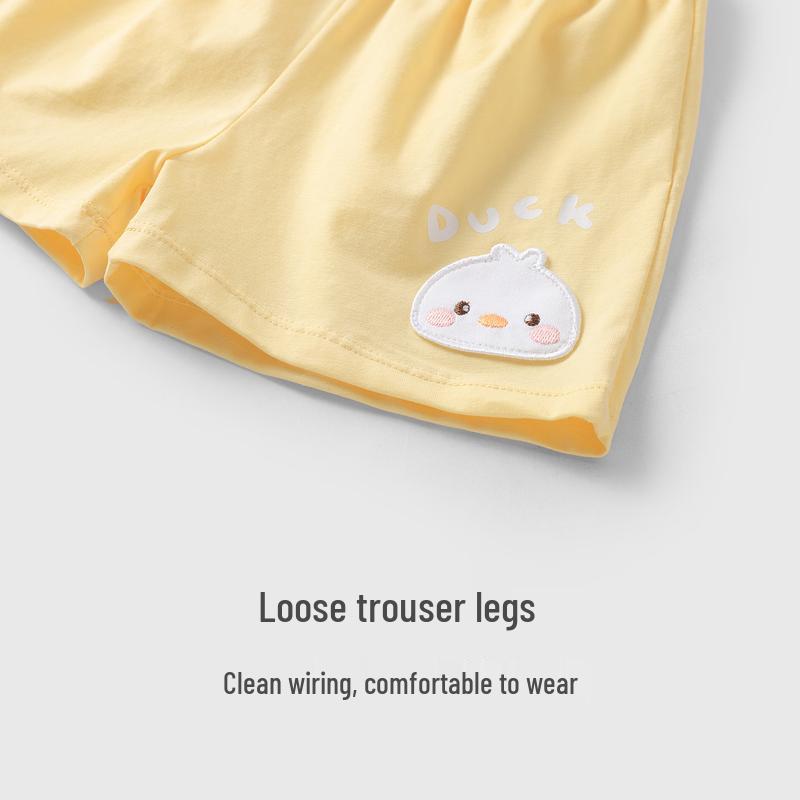 Youqi Modal Cotton Baby Summer Short-Sleeve Two-Piece Set