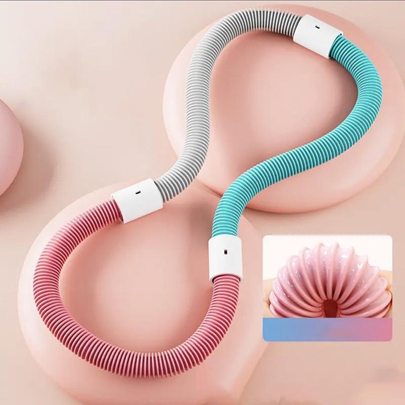 

Silent Spring Hula Hoop Folding Waist Trainer Air Resistance Fitness Hoop Body Sculpting Tools Arctic Anti-Pinch Design