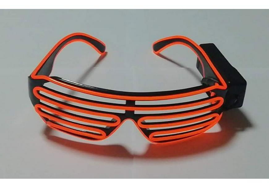 LED Party Blinds: Flashing Music Glasses for Clubbing and Atmosphere