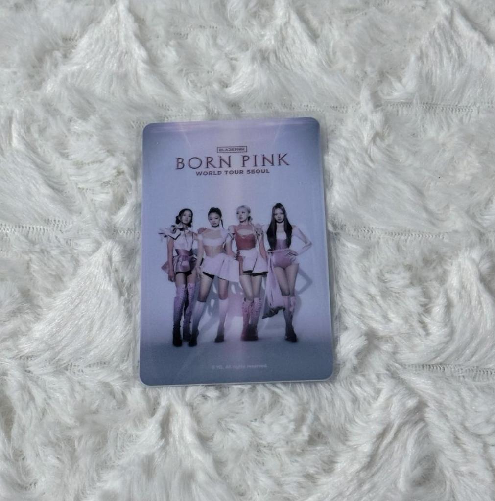 [USED] Official BLACKPINK Jennie WORLD TOUR SEOUL Trading Card