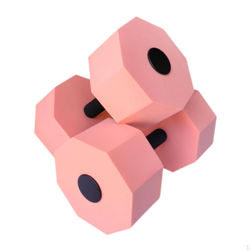 2 Pieces Aquatic Dumbbells EVA Accessories Pool Weights for Fitness Workout Water Sports