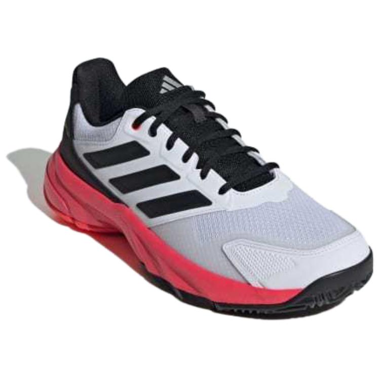 adidas CourtJam Control 3 White Black Lucid Red Men Sneakers Cloud-White Core-Black IH3092