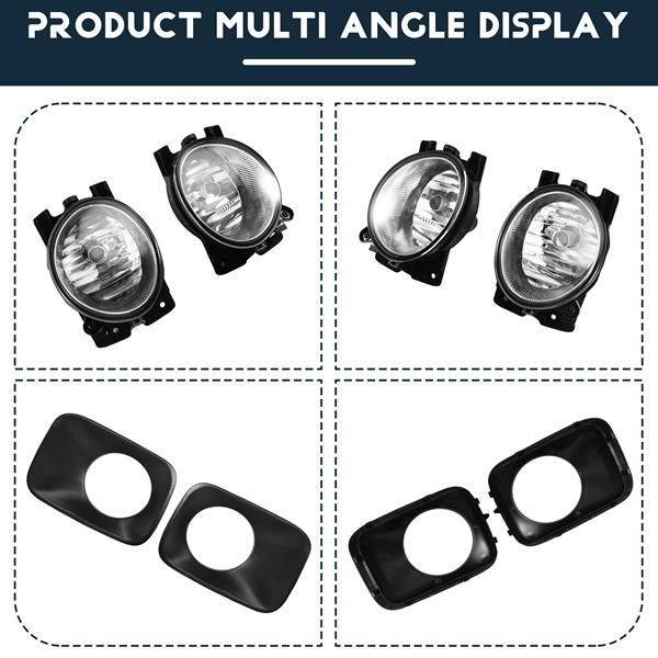 

Honda Pilot (09-15) Front Fog & Daytime Running Light Assembly Set None