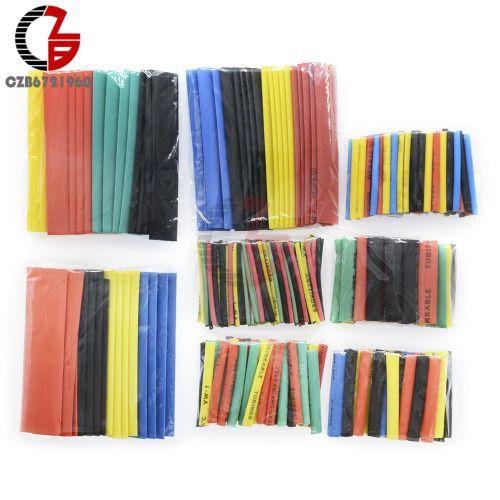 328PCS Heat Shrink Tube Kits Electrical Connection Cable Insulation Sleeved Protecter Polyolefin Heat Shrink Tubing
