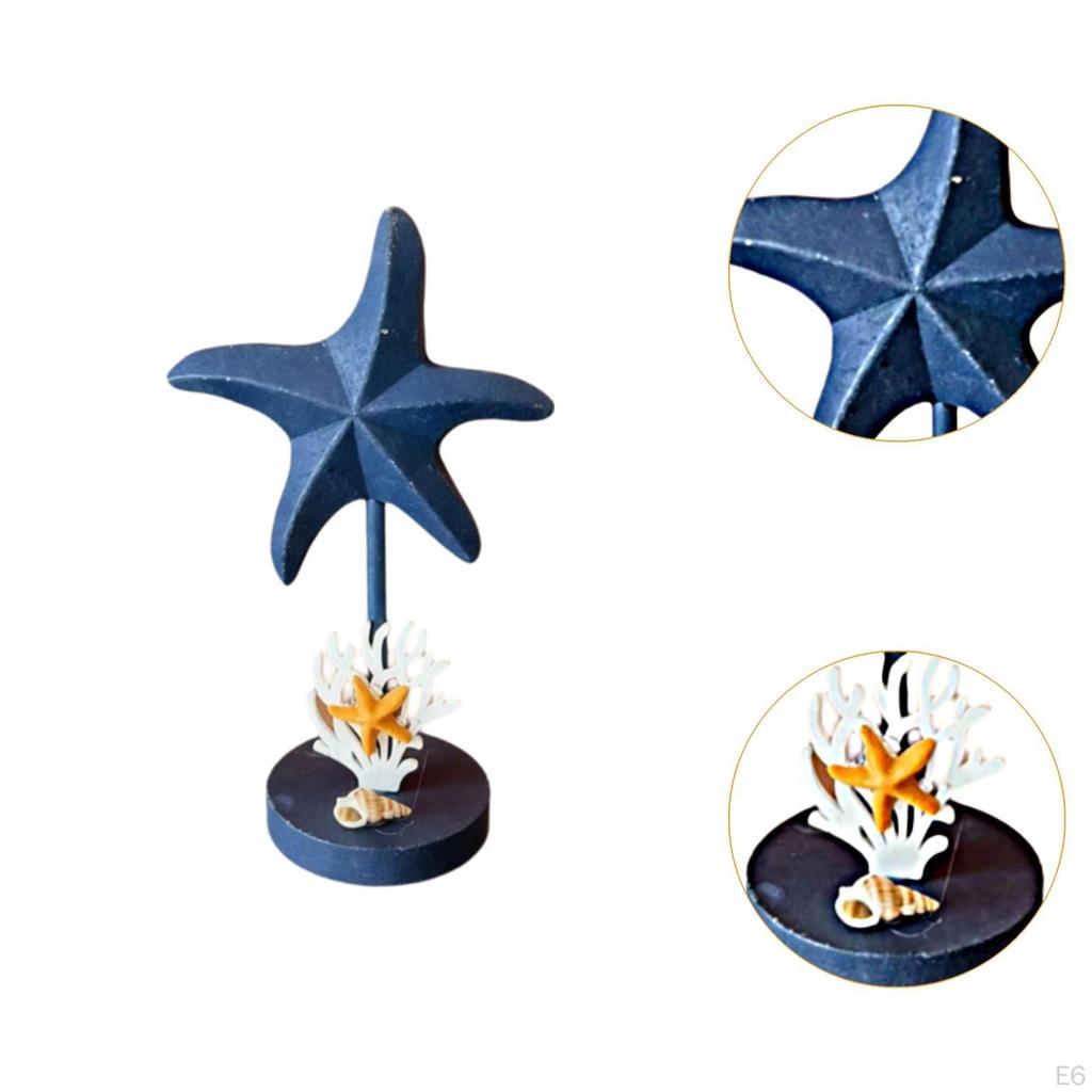 Wooden Decor Figurine Collectible Desktop Ornament Sculpture for Entrance Shelf Home Living Room