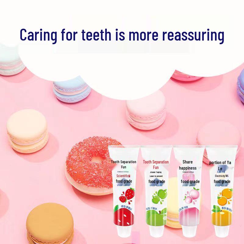 Ya Ya Le Children's Fluoride Liquid Pump Toothpaste Set (Pipi Edition)