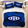 Biancheria da letto con stemma Inter Milan (1 * copripiumino + 2 * federa, senza nucleo) Set biancheria da letto 2D Piatto Regalo di Natale Compleanno Morbido e Confortevole