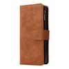 For Samsung Z Fold 4 mobile phone leather case retro matte insert card zipper wallet folding mobile phone case