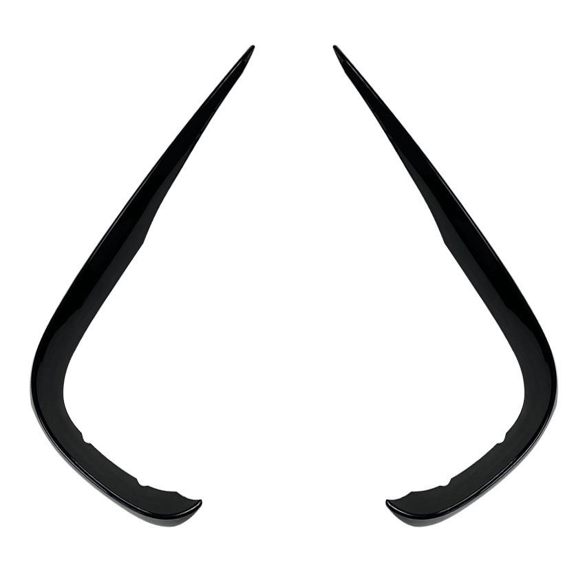 Pentru Mercedes-Benz W213 2016-2020 E200 260 300 ABS fibră de carbon splitter spoiler bară față protecție lampă ceață kit caroserie accesorii