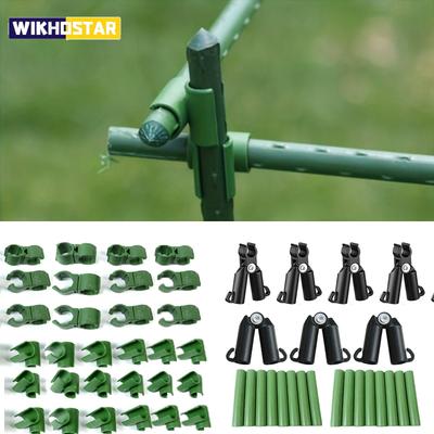 10 PCS Universal Plastic Clips Plant Support Fixed Connector Pillars Gardening 11mm Fixed Bracket Climbing Pergola Connector