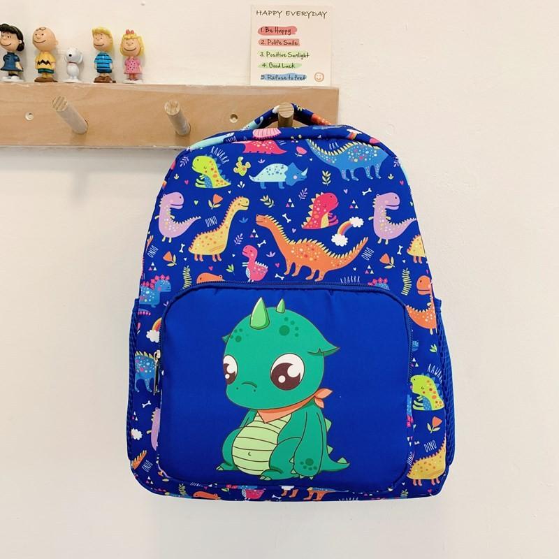 Attractive School Nursery Backpack Children Adorable Dinosaur Design Feel Cozy