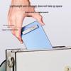 Invisible Desktop Phone Holder and Stand with Metal Ring Buckle - Portable, Adhesive Back Support