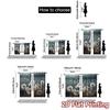 2pcs   2D FLAT PRINTING Curtains (Without Rod) Dandelion Drift Modern Light Filtering Curtains Durable Polyester Curtains