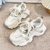 Mesh dad shoes women's platform muffin autumn new versatile small height increase casual women's shoes