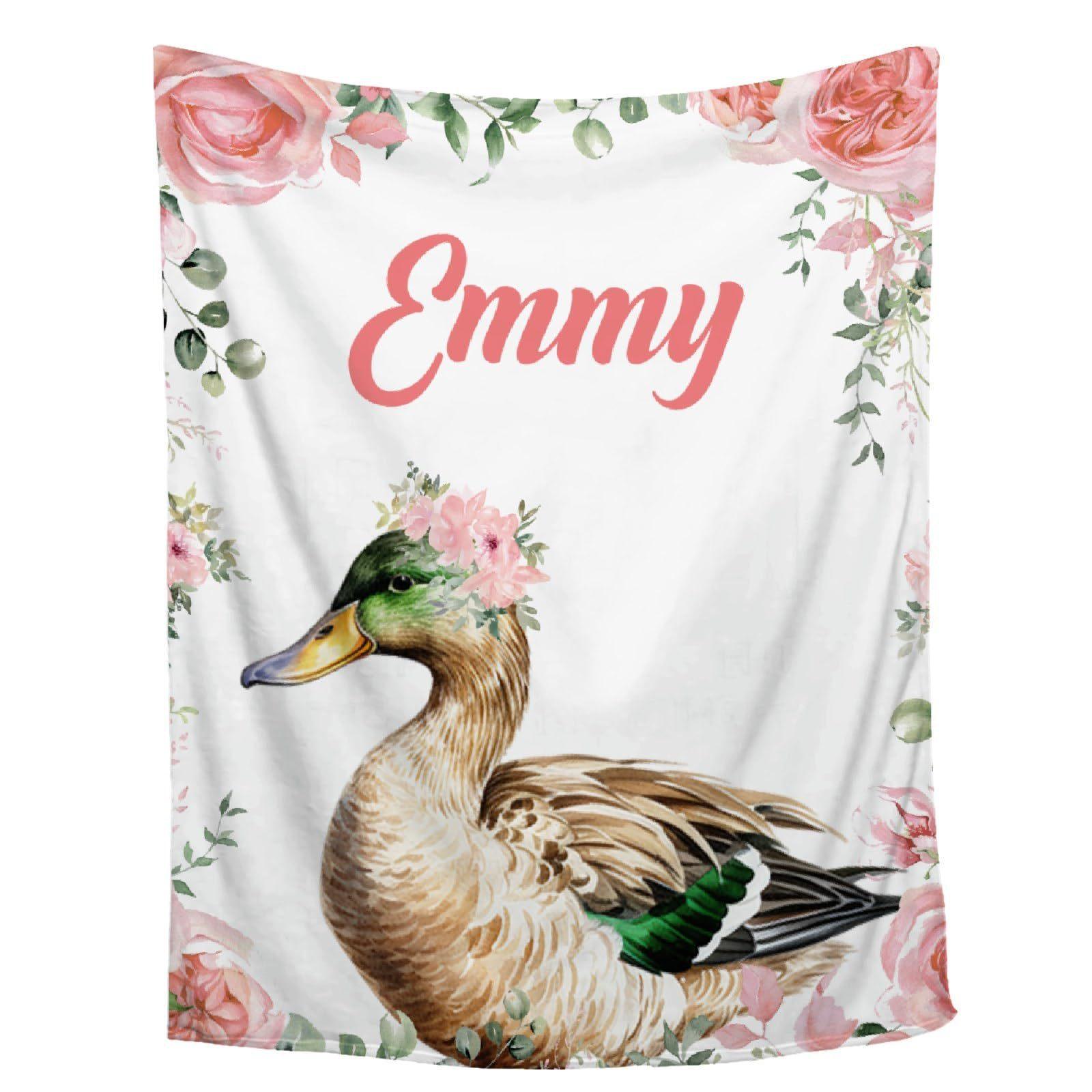

Wild Duck Theme Printed Blanket for Sofa Bed Travel Camping Living Room Office Conditioning Blanket for All Seasons Gifts 75x90cm