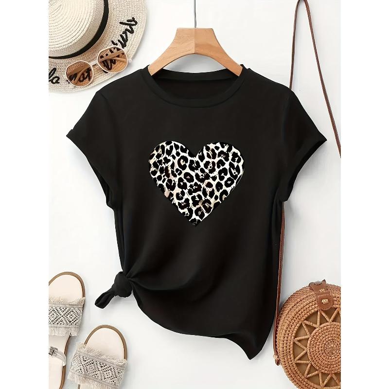 

Soft Women s Polyester Short Sleeve Tee Wrinkle-Resistant Travel Casual XXL чёрный