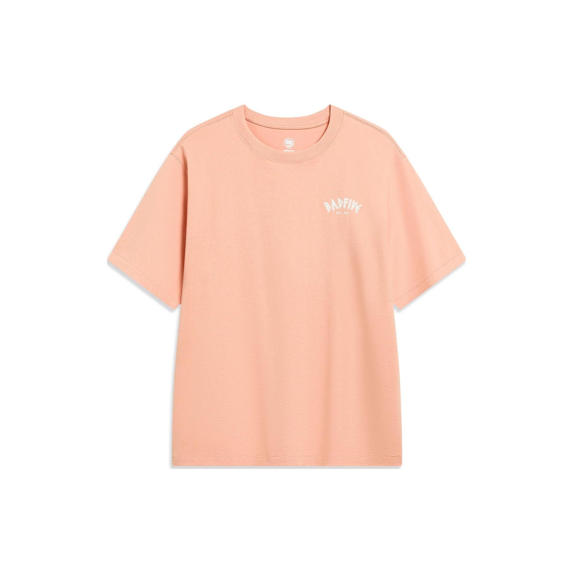 Li-Ning BadFive Force A Turnover Graphic T-shirt Light Orange Men s AHST289-7 XL