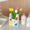Keramik Handtaschenvase, kleine Blumenvase, einzigartige dekorative Vase Stilvase