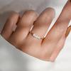 Fashion Freshwater Pearls High Quality Stainless Steel Gold-Plated Round Rings Holiday Jewelry Gifts