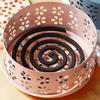 Portable Mosquito Coil Tray Holder Anti-fire Sandalwood Incense Burner Box Cover Anti-Mosquito Supplies Home Insect Repellent