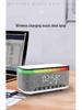 Multifunctional Bluetooth Speaker with Display, Alarm Clock, Wireless Charging, and White Noise (15W)