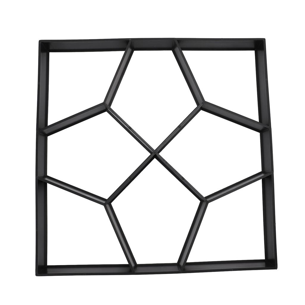 Gehwegmacher 15,7 Zoll ABS Wiederverwendbarer Pflaster Beton Pfadmacher Trittstein Pflasterstein für Rasen Garten Terrasse Hof