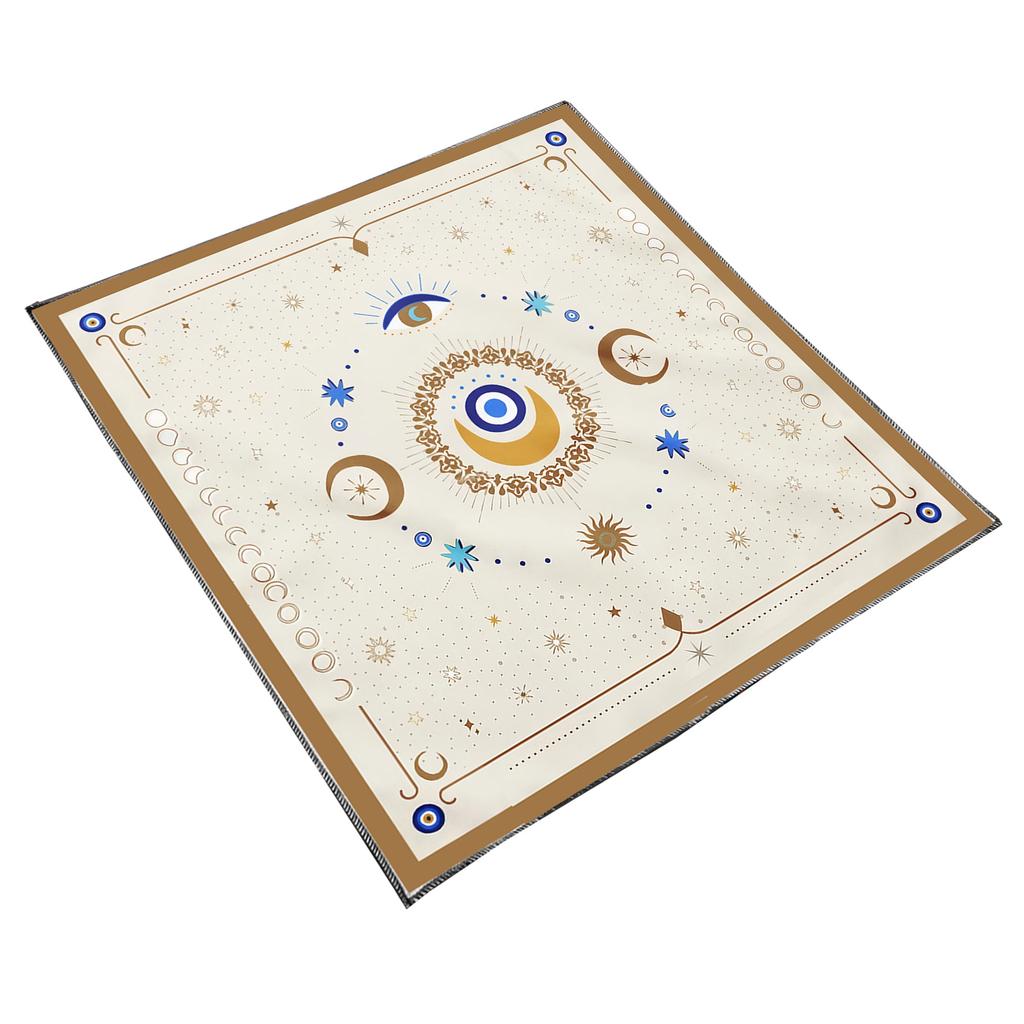 Tarots Tablecloth Altars Cloth Eye Moon Pattern Astrology Tablecloth Divinations Card Cloth Tapestry Wall Decoration