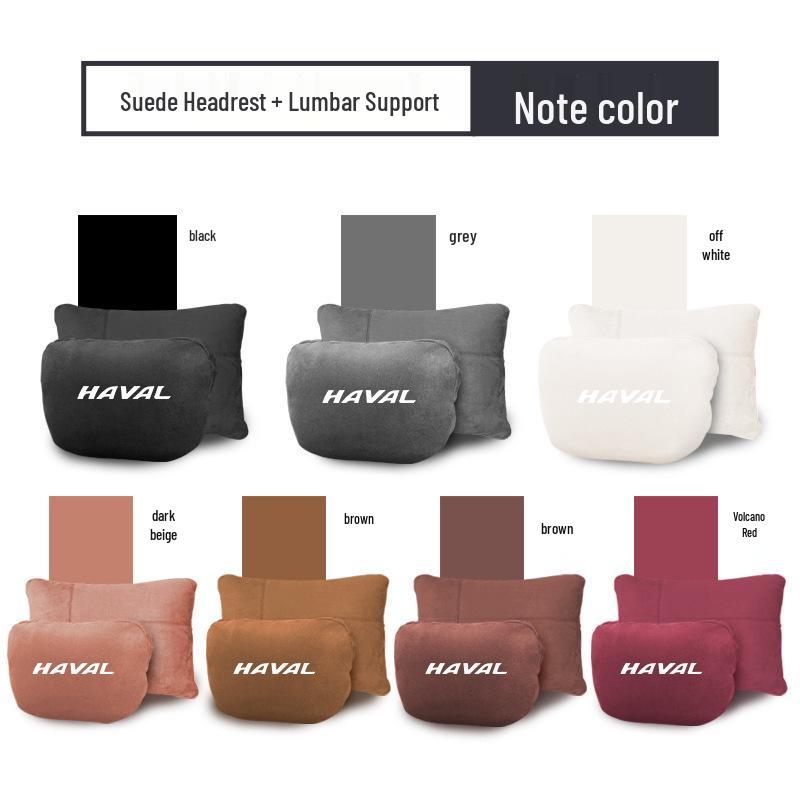 Haval Menglong Car Headrest and Lumbar Support Pillow Set