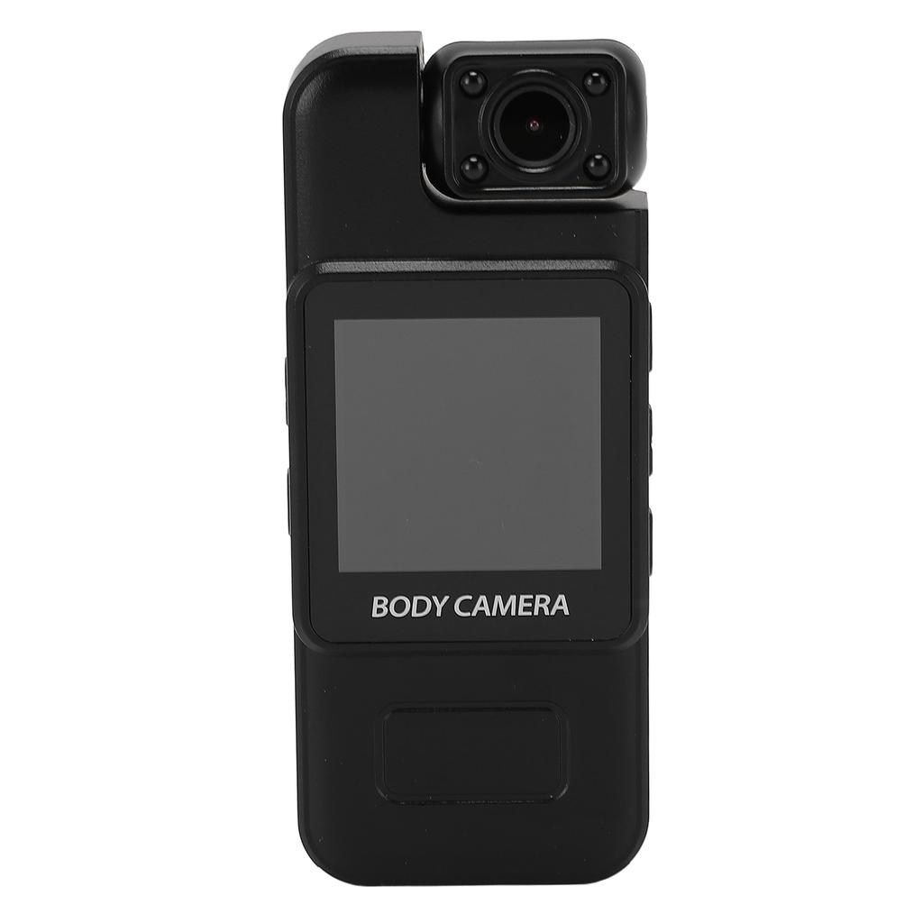 Body Video Recording Camera 4K Motion Detection 180° Rotatable Lens 1000mAH Wearable Camcorder for S