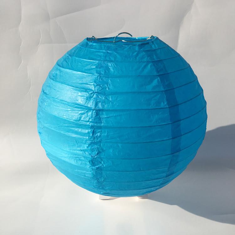 Multicolor Foldable Round Paper Lantern Balls Hanging Lampshade Decor for Wedding Baby Shower Christmas Holiday Party Supplies