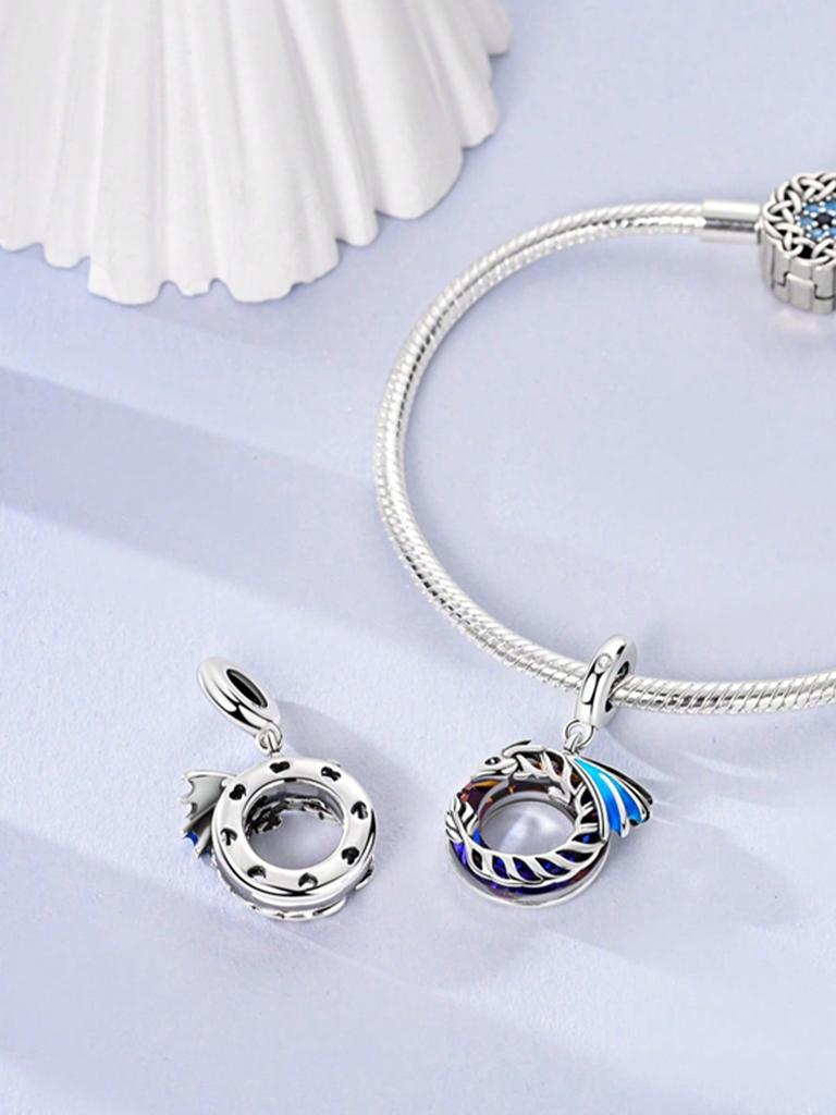 Charms Plata Dinosaur Catbeads For Charmsoriginales Bracelet Beads Jewellery Making Women'S Gift