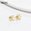 Fashion Genshin Impact Earring Stainless Steel Hydro Dendro Anemo Electro Cryo Pirate Earrings For Women Cosplay Ear StJewelry