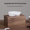 New Chinese Style Black Walnut Wood Tissue Box