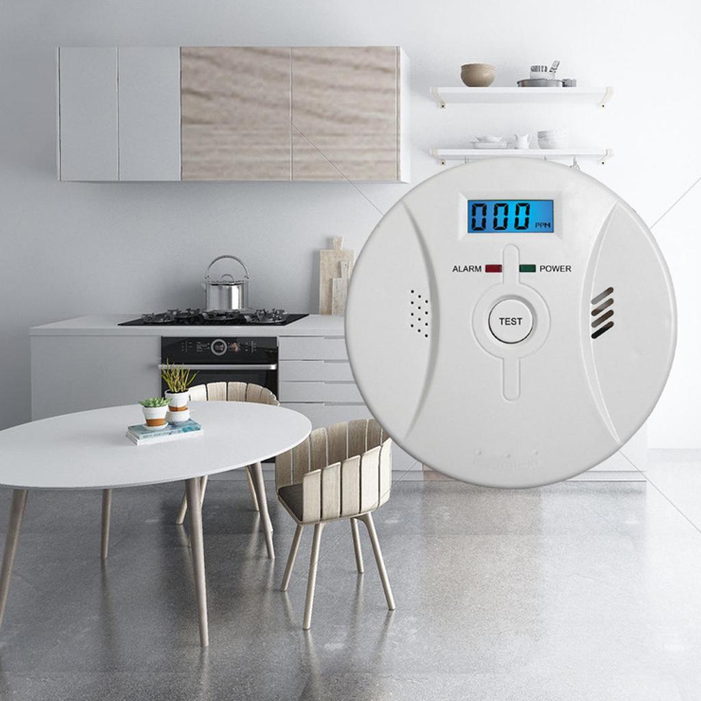 Smoke and Carbon Monoxide Detector Alarm Ceiling Mounted for Basement Attics