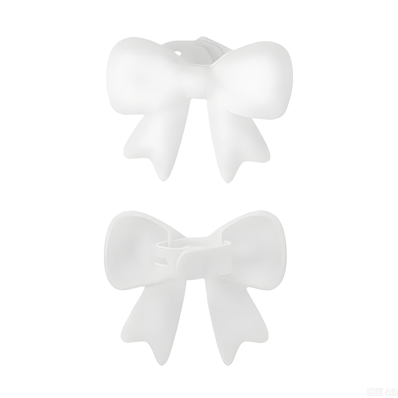 

Silicone Bow Earphone Decoration 2026 Earphone Silicone Protective Accessories Creative Fashion Minimalist Headphone Accessories белый