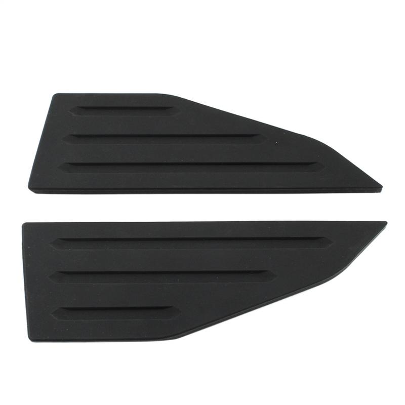 2pcs Motorcycle Rear Passenger Foot Pedals Rubber Pad For HONDA GL1800 2018-2024 Motorcycle Rear Wide Foot Rest Floorboards