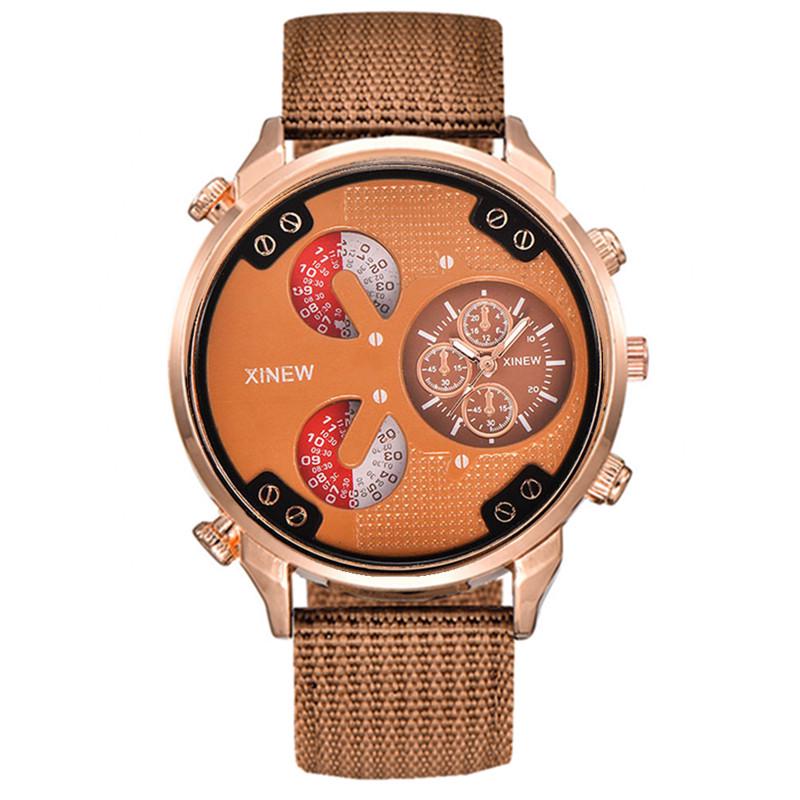 XINEW Men s Casual Quartz Watch - Student Fashion, Nylon Strap, Simple Design