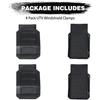 UTV Windshield Mount Clamps Straps Kit Compatible with Polaris Ranger RZR, Can Am Maverick X3, Yamaha Rhino YXZ, Kawasaki Mule Teryx Front Windshield