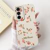 For Samsung Galaxy A16 5G SM-A1600 A166B Back Cover Coque 6.7" Funda Flower Butterfly Women Fashion Phone Case Liquid Silicone