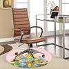 1pc Pokemon Go Pikachu Charmander Eevee Umbreon Espeon Jolteon Flareon Round Carpet Office Chair Mat Non-Slip Rug