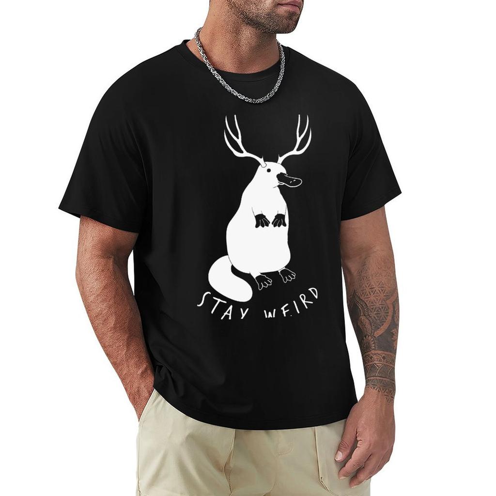 Stay Weird Tshirt Cool Feeling Summer Tee Shirt