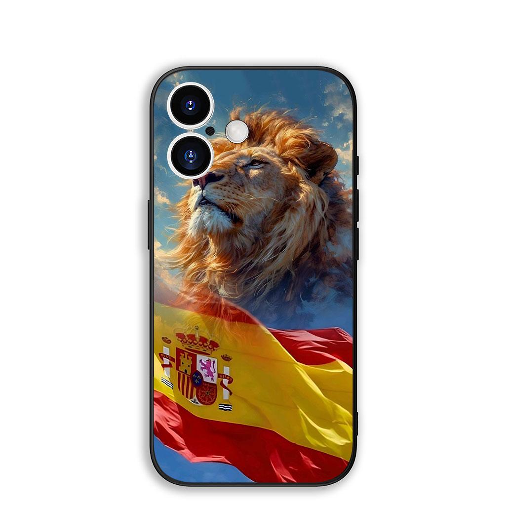 

Cover for Xiaomi Poco C85 C71 C65 C61 X7 X6 X5 M6 M8 F6 F7 F8 Ultra Pro C75 Protective Phone Case Spain Flag Yellow Red Poco x7 pro
