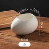 Creative Ceramic Hotel Home Ostrich Egg Dessert Sweet Soup Cup Bird's Nest Bowl Yogurt Ice Cream Plate Hot Pot Shop Style