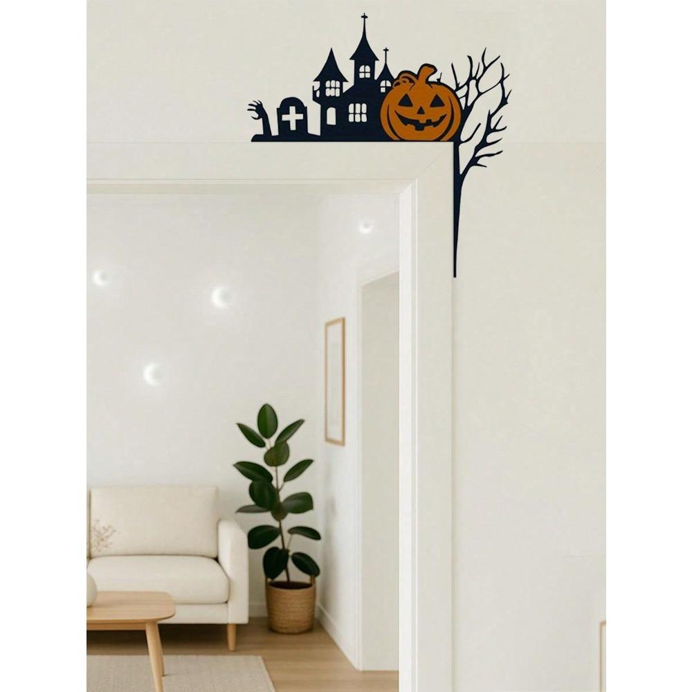 Elegant Metal Corner Decor Ornamental Pediment for Door Frame Threshold Wall Entryway Classic Design