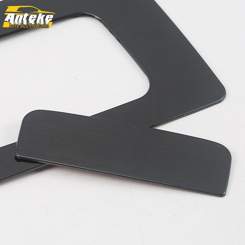 GM8 Rear Seat Stainless Steel Storage Box Decorative Panel and Armrest Sequin Sticker