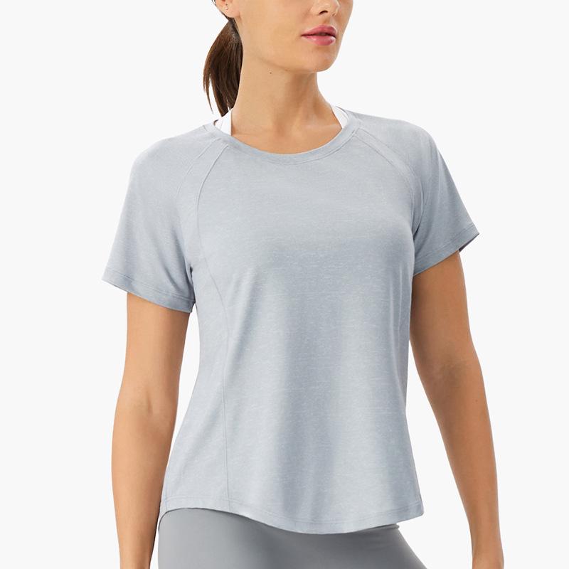 

Женский свободный топ для йоги – дышащая сетчатая спинка, быстросохнущая футболка для бега, блузка для фитнеса с коротким рукавом Extra Large