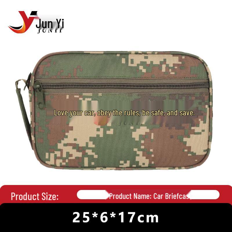 Flame Camo Car Document Organizer Bag