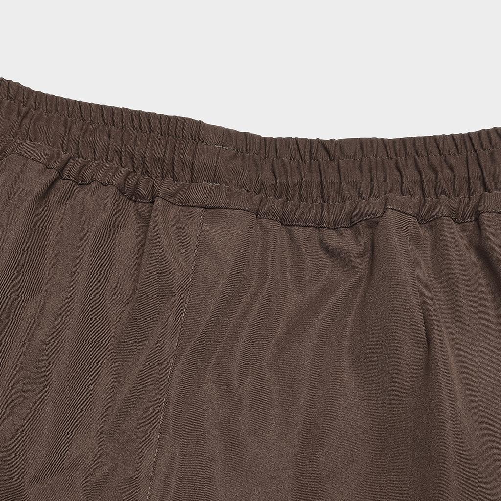 Fila Solid Color Multi-Pocket Straight Leg Woven Casual Pants Women Pants Dark-Brown F11W349802F-BN